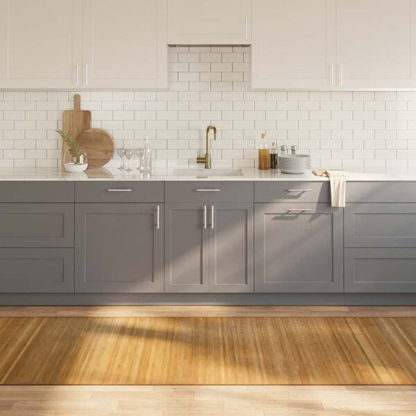 vidaXL Tappeto Rettangolare Naturale 100x300 cm in Bamb&ugrave;