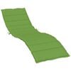vidaXL Cuscino per Lettino Prendisole Verde M&eacute;lange 200x50x4cm Tessuto