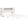 vidaXL Testiera con Ripiani Bianca 120 cm in Legno Massello di Pino