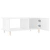 vidaXL Tavolino da Salotto Bianco Lucido 90x50x40 cm Legno Multistrato