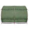 vidaXL Tenda porta biciclette con tetto Verde 256 x 222 x 182 cm