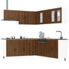 vidaXL Set Mobili da Cucina 11 pz Porto Rovere Marrone in Truciolato