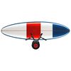 vidaXL Carrello SUP per Tavola da Surf Pieghevole 45 kg in Alluminio
