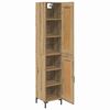 vidaXL Credenza Rovere artigianale 34,5 x 34 x 180 cm