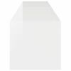 vidaXL Mobile TV da parete 2 pcs Bianco Lucido 78,5 x 31 x 29,5 cm