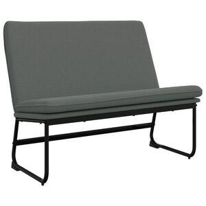 vidaXL Panca Grigio Scuro 100x75x76 cm in Tessuto