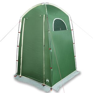 vidaXL Tenda da Doccia Verde Impermeabile