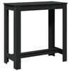 vidaXL Tavolo da Bar Nero 102x50x103,5 cm in Legno Multistrato
