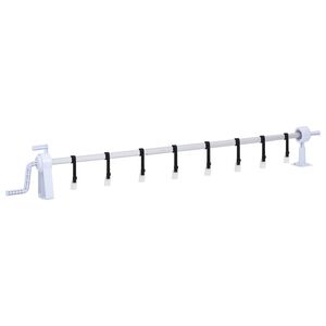 vidaXL Rullo di Copertura per Piscina con Base in Plastica