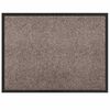 vidaXL Tappetino Beige 60 x 40 x 1.2 cm Tessuto Teddy