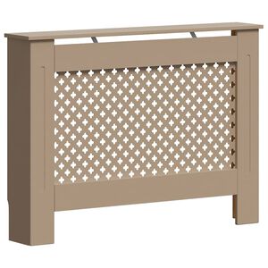 vidaXL Copertura per Radiatore 112x19x81,5 cm in MDF