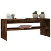 vidaXL Tavolino da Salotto Rovere Fumo 100x40x40 cm Legno Multistrato