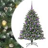 vidaXL Albero di Natale artificiale con 150 LED Verde 120 cm
