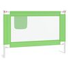 vidaXL Sponda Letto di Sicurezza per Bambini Verde 100x25cm in Tessuto
