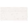 vidaXL Piano Scrivania Bianco 100x60x2,5 cm in Legno Massello di Pino