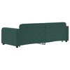 vidaXL Divano Letto con Letto Estraibile Verde Scuro 80x200cm Velluto