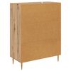 vidaXL Credenza Rovere artigianale 69,5 x 34 x 90 cm Legno multistrato