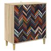 vidaXL Credenza OMMEN Sonoma 69 x 33 x 75 cm Legno ingegnerizzato