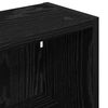 vidaXL Armadio da bagno a muro Rovere Nero 40 x 16 x 62,5 cm