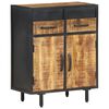 vidaXL Credenza 60x30x75 cm in Legno di Mango Grezzo