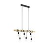 EGLO Lampada a Sospensione TOWNSHEND 6x25 W Nera e Marrone 95499