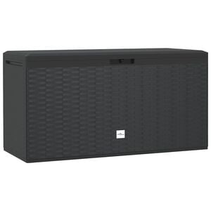 vidaXL Baule da Giardino Antracite 114x47x60 cm