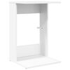 vidaXL Tavolo laterale Bianco 40 x 38 x 62,5 cm Legno ingegnerizzato