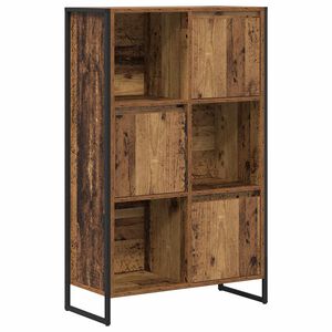 vidaXL Armadio per Libri Legno vecchio 68 x 30 x 108.5 cm