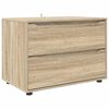 vidaXL Armadio 80 x 48 x 57 cm Legno ingegnerizzato Rovere Sonoma