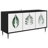 vidaXL Mobile TV HANAU 102 x 33 x 51 cm Rovere Nero