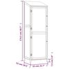 vidaXL Capanno da Giardino 55x52x174,5 cm in Legno Massello di Abete