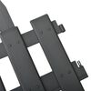 vidaXL Bordi per Prato 25 pz Antracite 10 m in PP