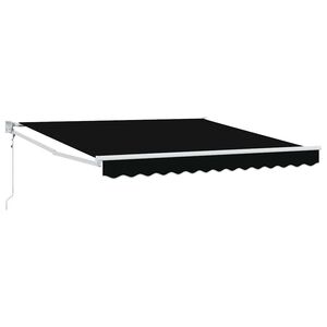 vidaXL Tenda da Sole Nero 300 x 250 x 165 cm Poliestere