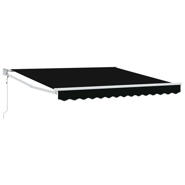 vidaXL Tenda da Sole Nero 300 x 250 x 165 cm Poliestere