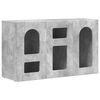 vidaXL Credenza ELST Grigio cemento 100 x 35 x 59 cm