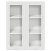 vidaXL Armadio pensile Riga Bianco 80 x 31 x 100 cm Legno multistrato