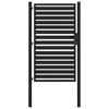 vidaXL Cancello da Giardino con Serratura Nero 100x150 cm in Alluminio