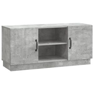 vidaXL Mobile TV 102 x 34,5 x 47 cm Grigio Cemento