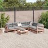 vidaXL Set Divani da Giardino 7 pz in Legno Massello Abete Douglas