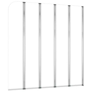 vidaXL Cabina da Bagno 120x140 cm in Vetro Temperato