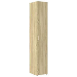 vidaXL Credenza Rovere Sonoma 30x42,5x185 cm in Legno Ingegnerizzato