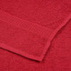 vidaXL Asciugamani per ospiti FROGN 2 pz Rosso 30x50 cm 360 g/m&sup2;