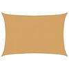 vidaXL Vela Parasole 160 g/m&sup2; Rettangolare Sabbia 2,5x3,5 m in HDPE