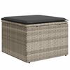 vidaXL Set Divano da Giardino 6pz con Cuscini Grigio Chiaro Polyrattan