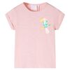 vidaXL Maglietta da Bambina Rosa Chiaro 140