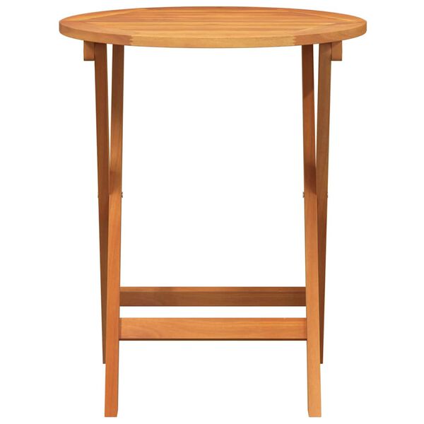 vidaXL Tavolo da Giardino Naturale 60 x 60 x 72 cm