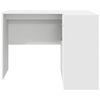 vidaXL Scrivania ad angolo con cassetto Bianco 102 x 88 x 75 cm