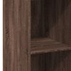 vidaXL Credenza Rovere Marrone 30x41x124cm in Legno Multistrato
