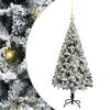 vidaXL Albero di Natale artificiale con 150 LED Bianco 120 cm