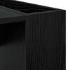 vidaXL Tavolino da salotto Rovere Nero 95 x 50 x 34 cm
